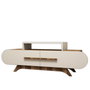 Hanah Home Soporte para TV Nogal y Crema
